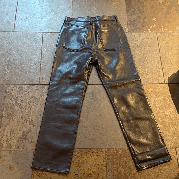 NEW AGOLDE recycled, the black leather Jeans size 29 new - Picture 10 of 10